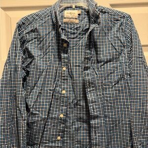 Men's Blue Checkered Shirt